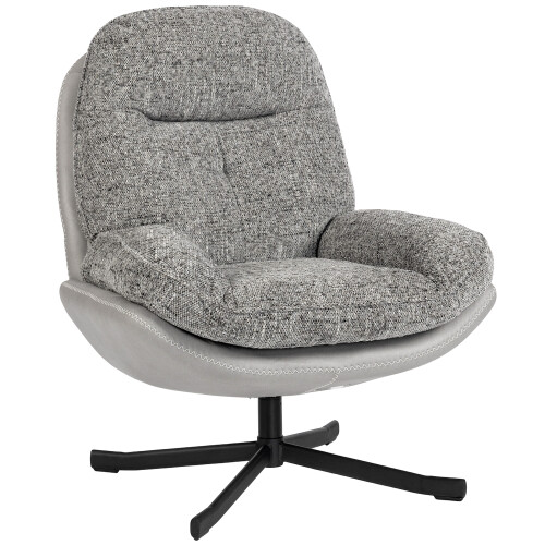 Homcom Butaca de Salón Gris 78 x 95 x 99 cm