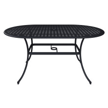 Metal Cast Aluminium Garden Furniture Patio Set With Cushions