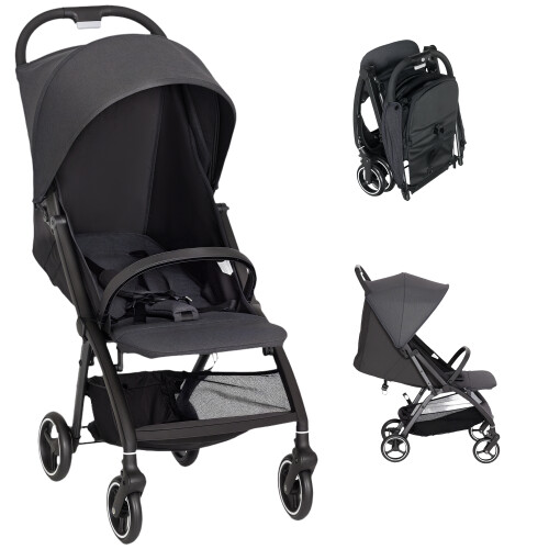 Carrito para Bebé Gris 80 x 46 x 106 cm