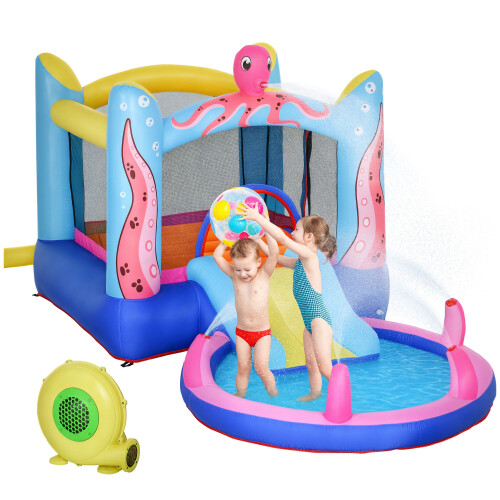 Outsunny Castillo Inflable Infantil Multicolor 360 x 175 x 180 cm