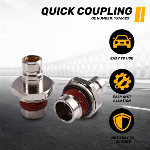 10PCS Quick Coupling 1676622 for  Trucks VOE 1