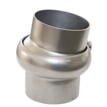 63mm Stainless Steel Pipe Universal Joint Pipeline Adapter for All Pipes Car Exhaust Pipe Clamp Tail 76mm