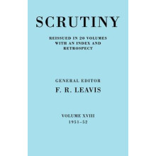 Scrutiny A Quarterly Review Vol. 18 195152 Paperback Book