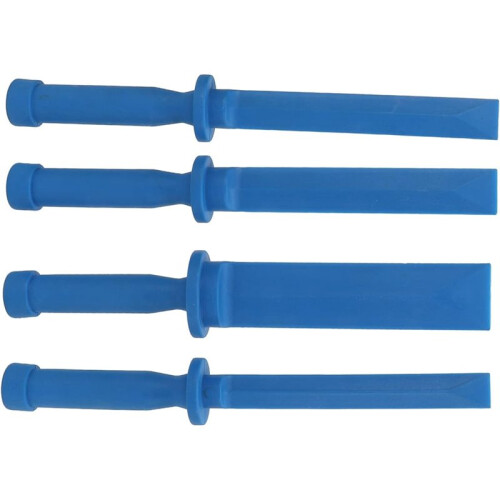 Plastic Chisel Scraper Set, Non Marring Pry Tool Kit, Comfortable Grip Scraper for Adhesive Remover, Caulk 2