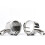 51mm Three-Handled Bottomless Stainless Steel Coffee Handle, Durable and Designed for Coffee Shops. 4