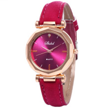 Mnycxen Dames Lederen Casual Horloge Analoge Quartz Polshorloge