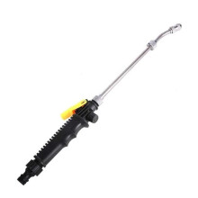 Hogedruk waterpistool met verstelbare sproeikop, 58 cm, dubbele sproeikop, geschikt voor hogedrukreinigers en AC-spoelsystemen.