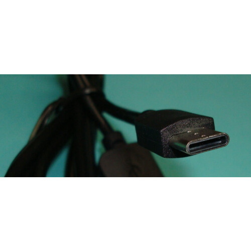 Cabo de dados e carregamento USB Type-C preto compatível com Samsung Galaxy S8+ 1