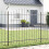 VidaXL vidaXL Gartenzaun WOERDEN 7 stk. 170 x 190 cm Grau 1