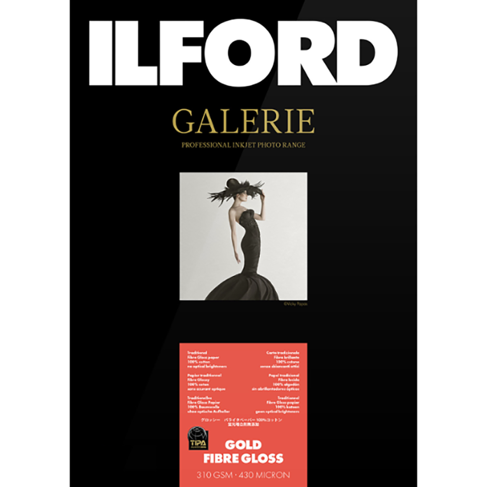 Photos - Office Paper Ilford  61cm x 15m)  Glossy Galerie Gold Fibre Gloss Photo Photographic Paper Roll 310gsm (24”)