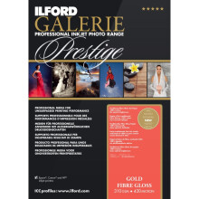 (A3+ - 25 Sheets) Ilford Galerie Gold Fibre Gloss Baryta Glossy Photo Photographic Paper Sheets 310GSM