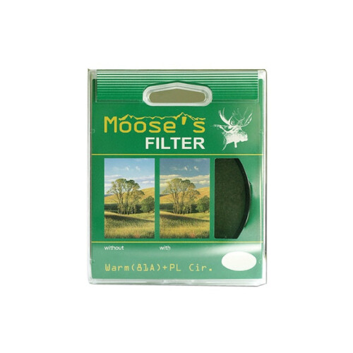 (62 mm) Kenko Moose's Warm 81A Circular Polariser Camera Lens Filter 1