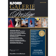 (A3+ - 25 Sheets) Ilford Galerie Prestige Textured Cotton Rag Photo Photographic Paper Sheets 310GSM