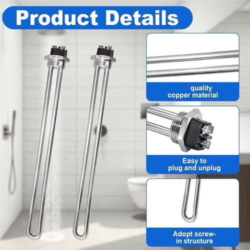 265-48642-00 Water Heating Element for Bradford White Water Heaters 2