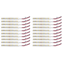 20 Pcs 10cm Waterproof 5050 Led Strip Lights 12V Caravan Boat Car, 10 Pcs Warm White Light & 10 Pcs Red Light