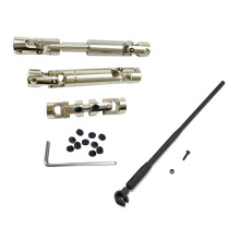 Metal CVD Universal Drive Shaft with Antenna Accessories, for MN86K MN86KS MN86 MN86S MN G500 1/12 RC Car