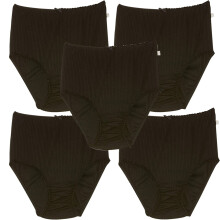 (20-22) 5 Pack Bonds Hestia Heroes Full Womens Underwear Undies Panties Briefs Black W10072 Ladies