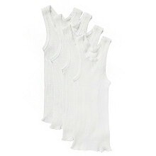(00) BONDS 4 Pack Baby Newborn Kids Girls Boys Vest Singlet Tank Top Underwear White BYLV