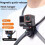 Supporto da Collo per Action Camera, Supporto Magnetico da Collo per  Acepro2/X5, Supporto da Collo Regolabile per Vlog e Viaggi. 9