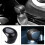 1 Pcs Shift Knobs Shift Lever Gear Shift Decorate Cover Trim & 2 Pcs Car Styling Interior Stickers Steering Wheel Trim 2