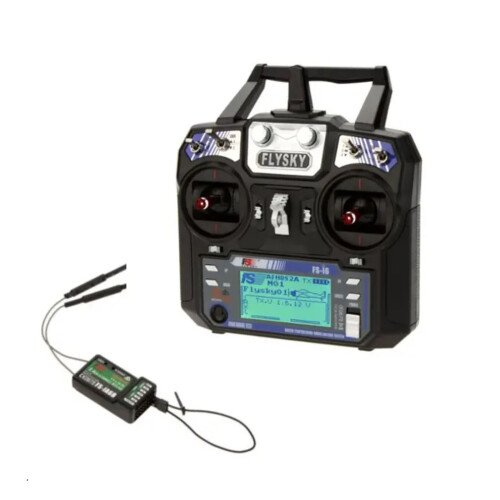(Mode 1 (Right Hand Throttle)) FlySky FS-i6 2.4ghz 6 Channel RC Transmitter Remote Controller FS-iA6B Receiver