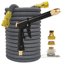 High Pressure Garden Water Hose Expandable Magic Flexible 5-15 Meters Pipe Garden Farm Irrigation Car Wash Gun