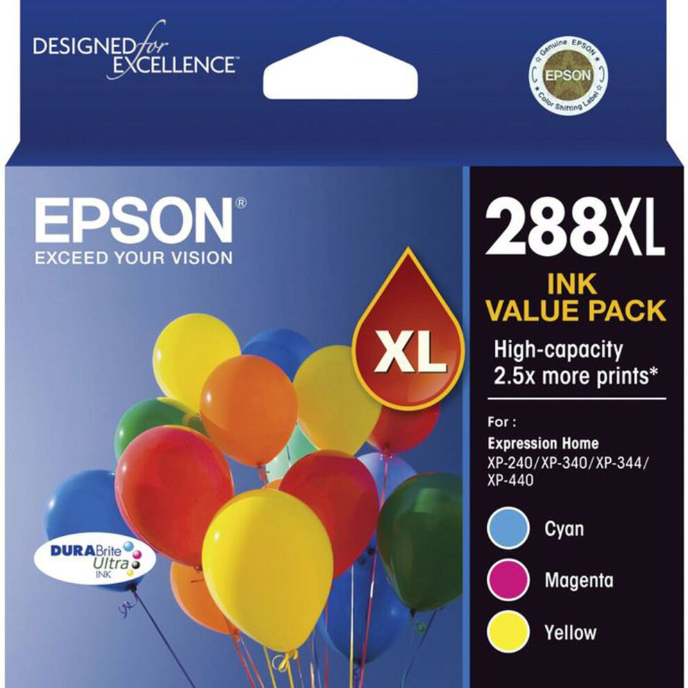Epson Genuine 288XL 3 Colour Ink Cartridge Xp-240 Xp-340 Xp-344 Xp-440 T306592