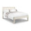 Barcelona White Low Footend 135cm Double Bed 2