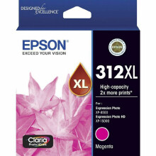 GENUINE Original Epson 312XL Magenta Ink Cartridge XP-8500 XP-15000 T183392