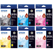 GENUINE Original Epson 312XL 6 Colours Ink Cartridge Toner XP-8500 XP-15000
