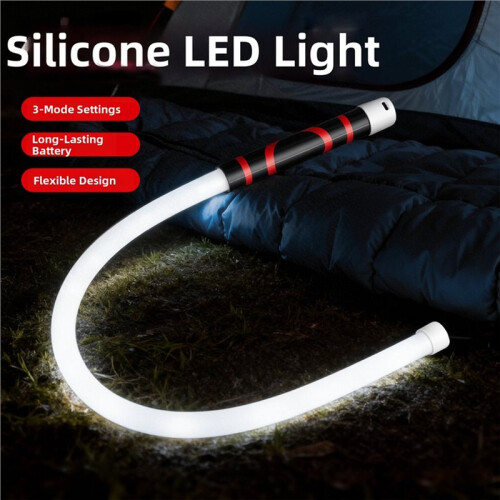 LED Light Strip Bendable LED Flashlight Flexible Work Lights Rechargeable Workshop Lighting Maintenance Work Light 2pc 2