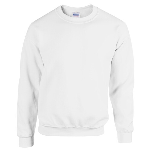 (White, 3XL) Heavy Blend Blank Plain Basic Sweat Sweater Jumper Sweatshirt Fleece