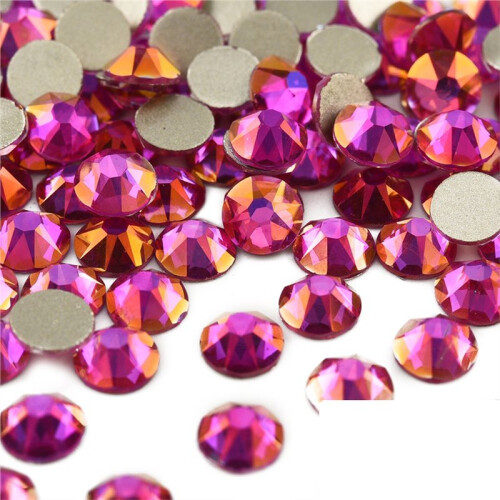 Magic Lt.Fuchsia Rose 2088 Strass SS10-SS30 Pietre di Cristallo Non Termoadesive per Gioielli DIY B 2