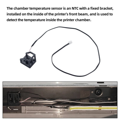 Chamber Temperature Sensor for Bambu P2S Precision Temperature Sensor Chamber for Bambu 3D Printer Parts 1