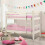Barcelona Bunk White IVORY BED 1