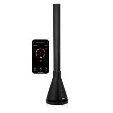 Princess Black Smart Heating and Cooling Tower Fan, App Controlled, 2000W
