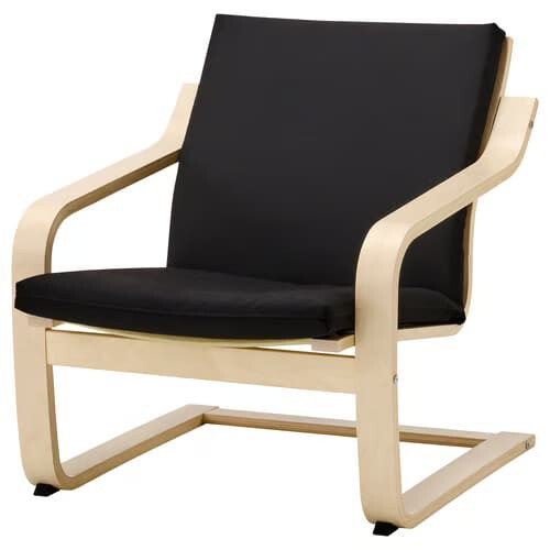 IKEA POÄNG Low-Back Armchair