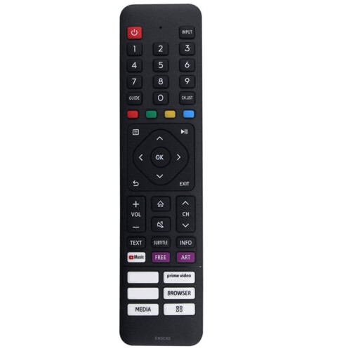 Replace EN3C52 Remote Control for  TV EN3C52 Remote Control