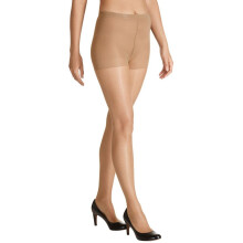 (Golden Glow, Average) Voodoo Core Glow Control Sheers 8 Denier Waist High Stockings Tights Pantyhose H30552