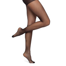 (Black Magic, Size 2) Voodoo Shine Voluptuous Comfort Sheers 15 Denier Sexy Stockings Pantyhose Tights H30560