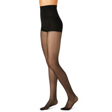 (Black Magic, Average) Voodoo Shine Firm Control Sheers 15 Denier Stockings Pantyhose Tights 3 Pack H30430