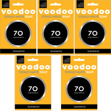 (Averave-Tall) x5 Voodoo Totally Matte Tight 70 Denier Slimming Women Stockings Pantyhose Black H31318