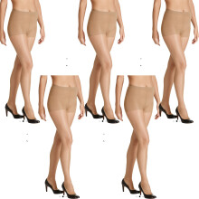 (Extra Tall) x5 Voodoo Glow Control 8 Denier Stockings Tights Pantyhose Golden Glow H30552