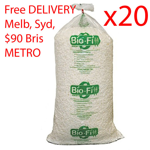 X20 400 Litre Void Bio Loose Fill Biofill Packing Peanuts Packaging Nuts Foam