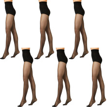 (Average) 6x Voodoo Shine Firm Control 15 Denier Stockings Pantyhose Tights Black Magic