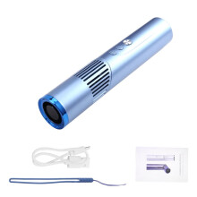 Lipstick Portable Turbo Fan High-Speed Handheld Neck Hanging Desktop Multifunctional Portable USB Travel Fan