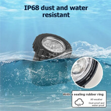 Solar Underwater Light IP68 Waterproof Pool Light Solar Garden Light Landscape Light Adjustable Brightness Garden Decor