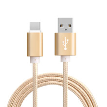 (2 meter) Type-C Braided Fast Data Charger Cable for Samsung Galaxy S21 S22 S23 PLUS Ultra