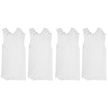 (10) 12x Bonds Boys Kids Chesty Comfy Cotton White Vest Singlets Tank Top UYG33A Bulk