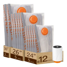 12er-Pack Vakuumbeutel mit Wiederaufladbarer Luftpumpe, Vakuumbeutel für Kleidung, Decken und Bettwäsche, Platzsparend